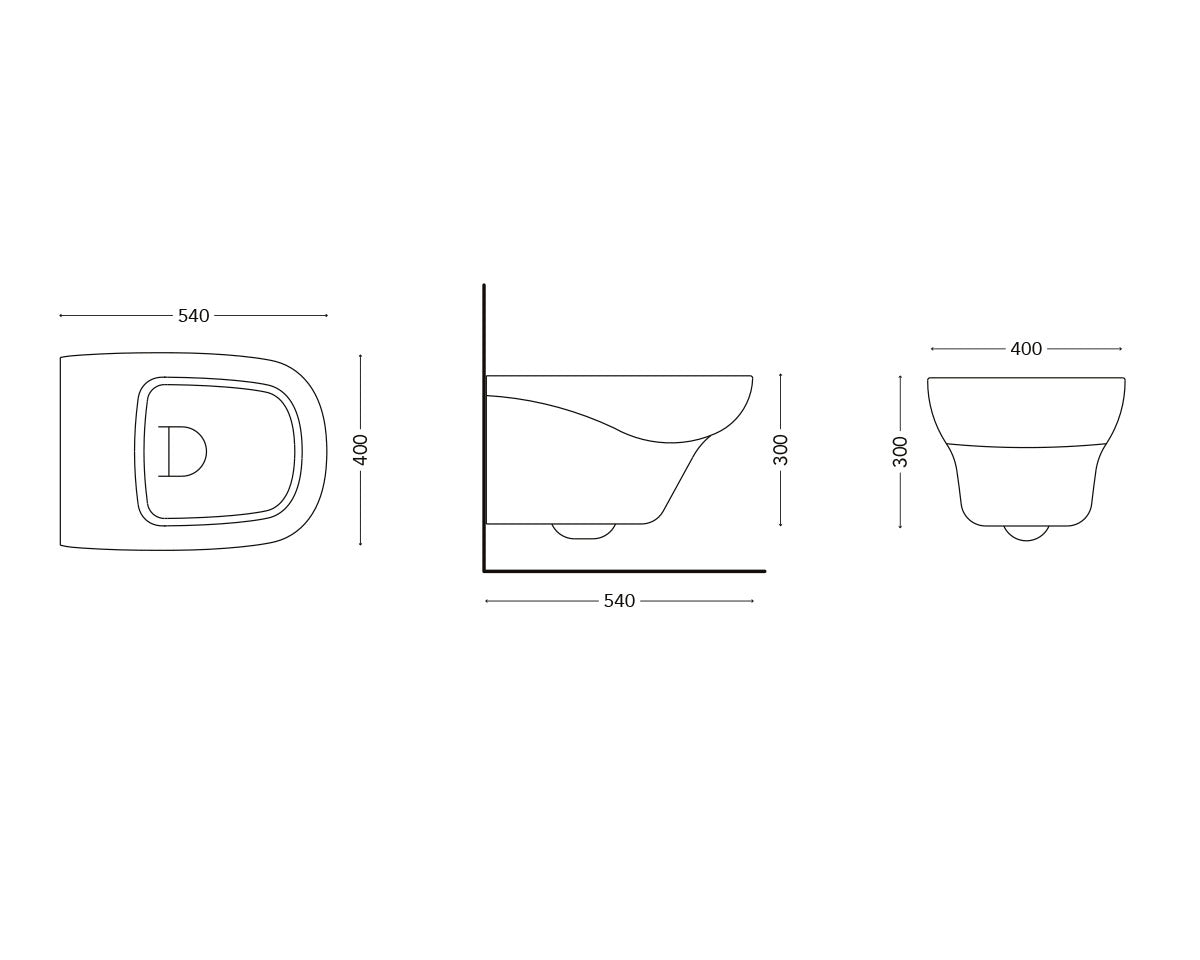 Sanitario bidé "ONDA" (suspendido)