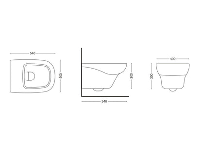 Sanitario bidé "ONDA" (suspendido)